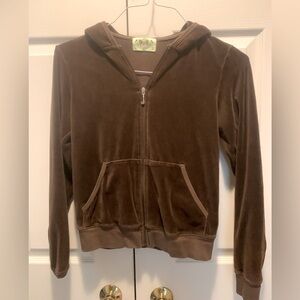 Juicy Couture Chocolate Brown Kids Hoodie